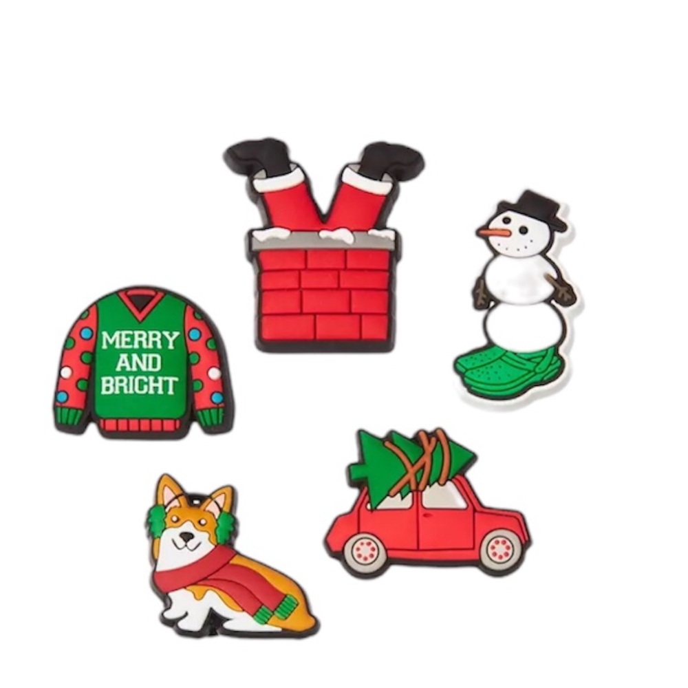 Crocs Jibbitz Charms Christmas Mix 5-Pack Shoe Charms